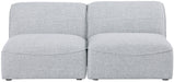 Miramar - 2 Seat Armless Modular Sofa - Simple Home Plus