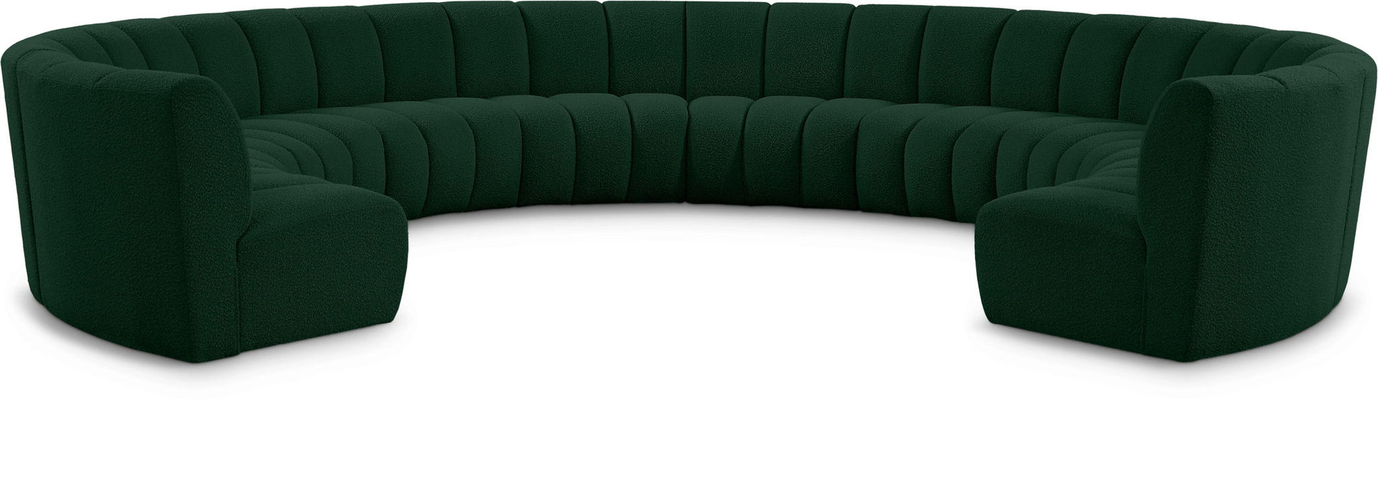 Infinity - 10 Piece Boucle Modular Sectional - Simple Home Plus