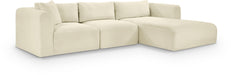 Shaggy - 3 Piece Modular Sectional - Simple Home Plus