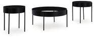 Ardoline - Black - Occasional Table Set (Set of 3) - Simple Home Plus