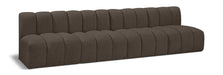 Arc - Boucle Fabric 4 Seats Modular Sofa - Simple Home Plus