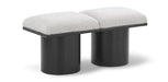 Pavilion - 2 Piece Modular Bench With Black Base - Simple Home Plus