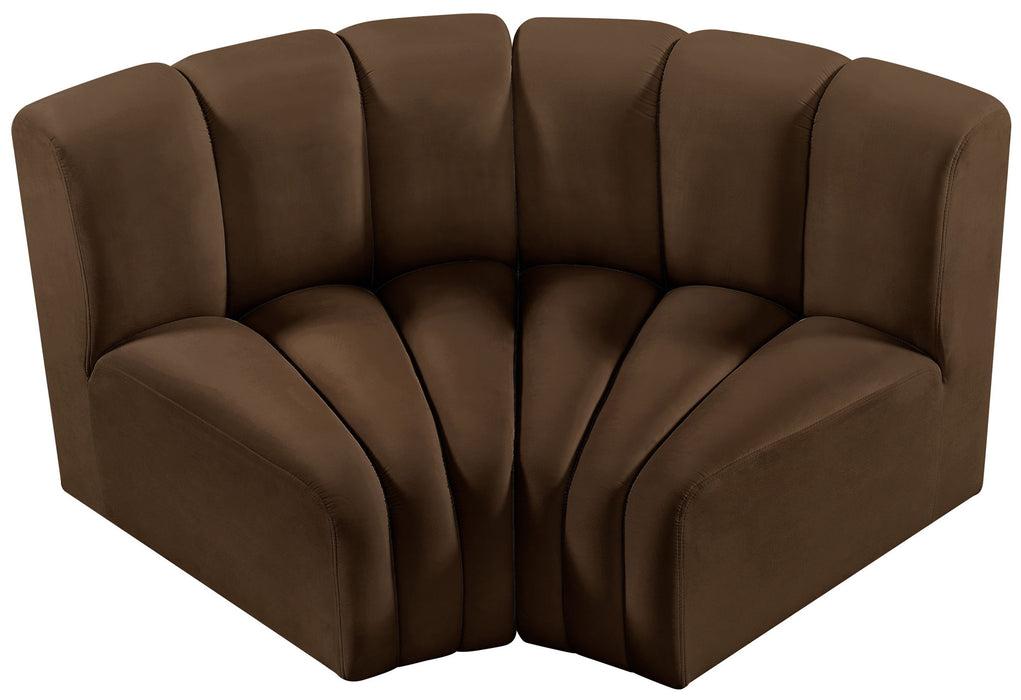 Arc - Velvet 2 Piece Modular Sofa - Simple Home Plus