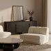 Modari - Fabric Upholstered Armless Chair - Simple Home Plus