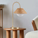 Laguna - Laguna Rattan Weave Table Lamp - Gold / Natural - Simple Home Plus