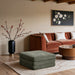 Stellar - Chenille Fabric Upholstered Modular Modular Ottoman - Simple Home Plus
