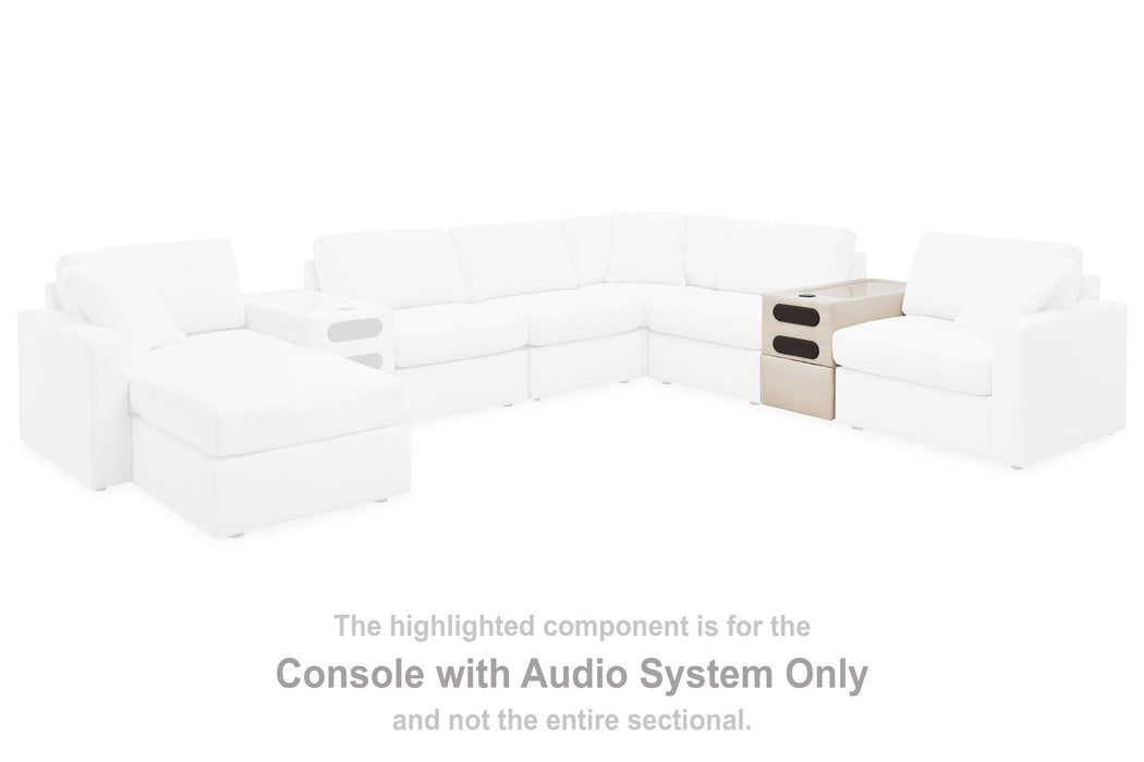 Modmax - Console With Audio System - Oyster - Simple Home Plus