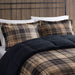 Alton - Down Alternative Comforter Set - Brown / Black - Simple Home Plus