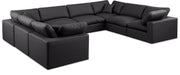 Comfy - 8 Piece Faux Leather Modular Sectional - Simple Home Plus