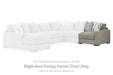 Aslan Court - Raf Corner Chair - Pebble - Simple Home Plus