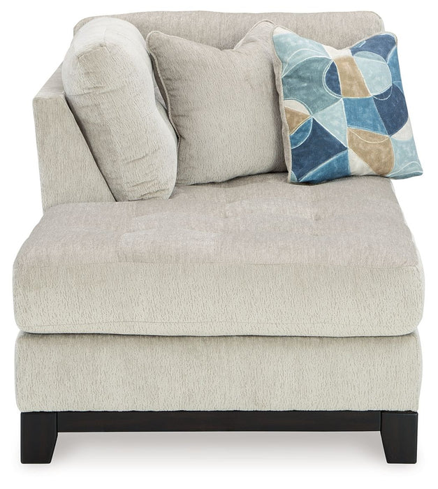 Maxon Place - Laf Corner Chaise - Stone - Simple Home Plus