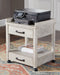 Carynhurst - Whitewash - Printer Stand - Simple Home Plus
