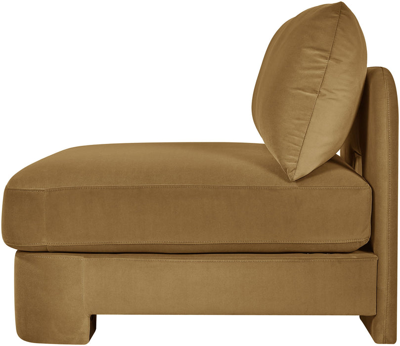 Hammond - Velvet Performance Fabric Upholstered Armless Chair - Simple Home Plus