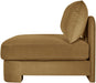 Hammond - Velvet Performance Fabric Upholstered Armless Chair - Simple Home Plus