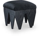 Altair - Fabric Bench - Black Base - Simple Home Plus
