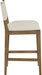Avon - Linen Textured Performance Fabric Counter Stool - Simple Home Plus