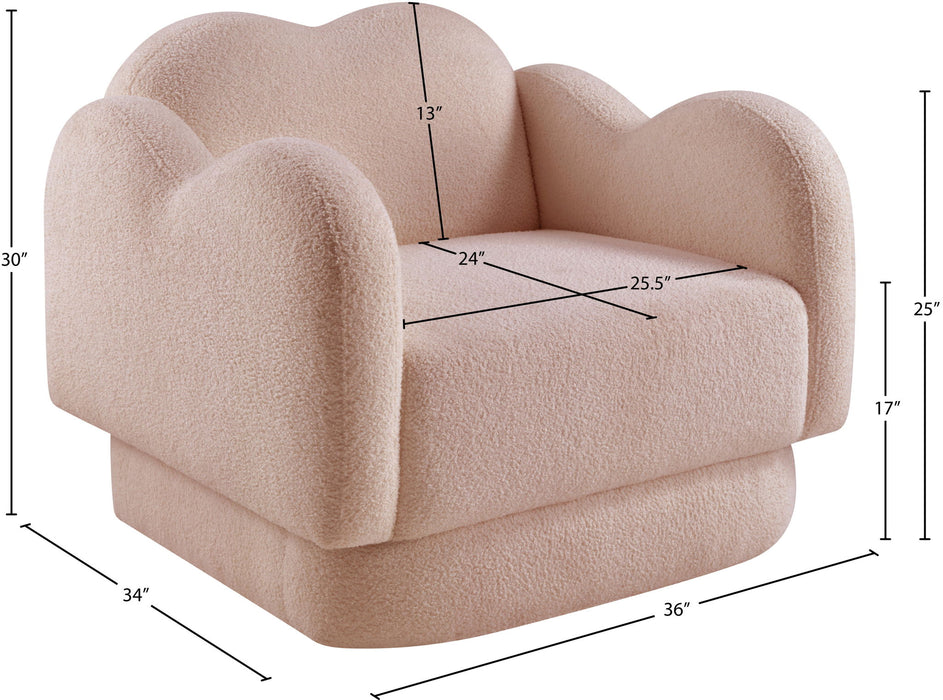 Bloom - Teddy Fabric Chair - Simple Home Plus