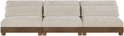 Turin - Chenille Fabric Upholstered Modular Sectional - Taupe - Simple Home Plus