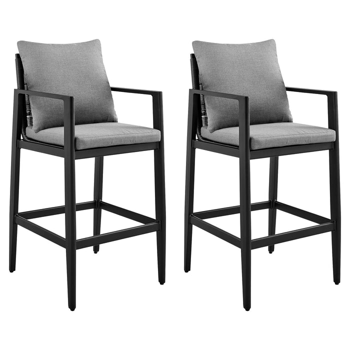 Cayman - Outdoor Patio Counter Height Bar Stool Set
