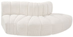 Arc - Boucle Fabric 3 Piece Modular Sofa - Simple Home Plus