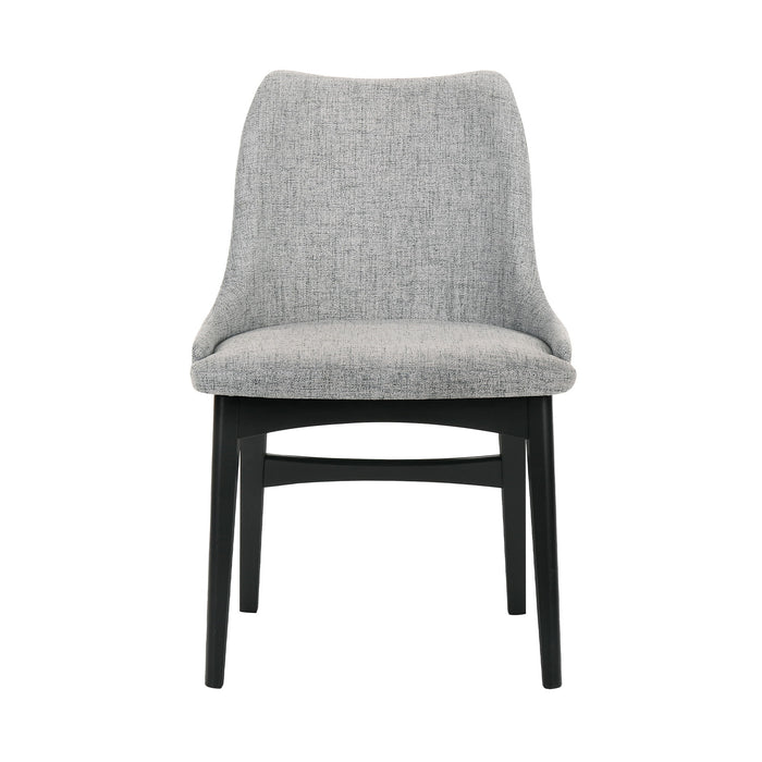 Azalea - Dining Side Chairs (Set of 2) - Gray / Black - Simple Home Plus