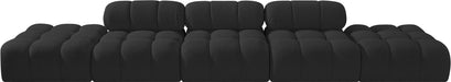 Ames - 5 Piece Boucle Upholstered Modular Sofa With 2 Armless Seats - Simple Home Plus
