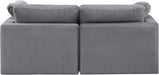Indulge - Velvet 2 Seat Modular Sofa - Simple Home Plus