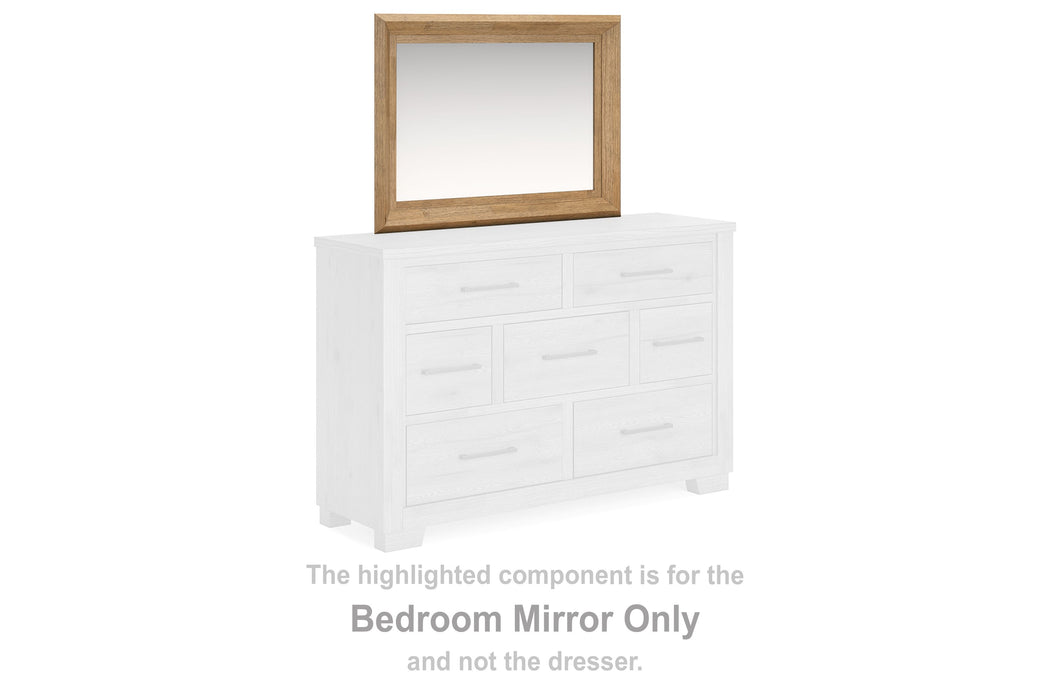 Light Brown Bedroom Mirror
