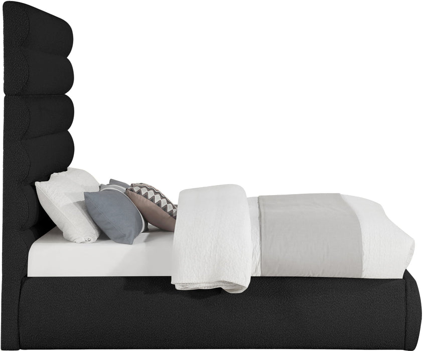 Adam - Boucle Fabric Bed With 70.5" Headboard - Simple Home Plus
