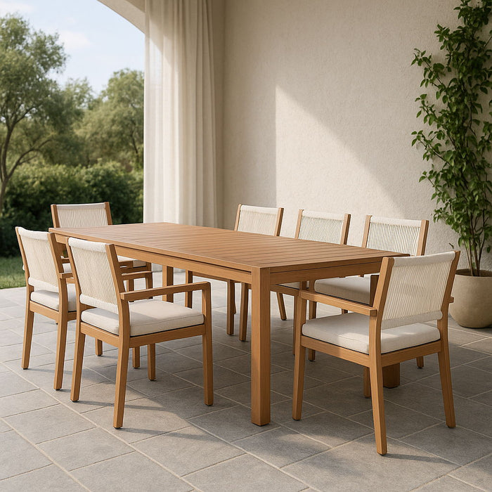 Maui - Water Resistant Outdoor Patio Dining Arm Chair (Set of 2) - Simple Home Plus