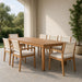 Maui - Water Resistant Outdoor Patio Dining Arm Chair (Set of 2) - Simple Home Plus
