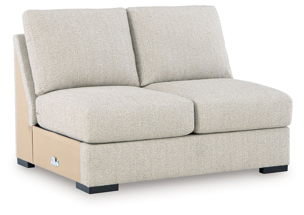 LaureLGrove - Armless Loveseat - Pebble - Simple Home Plus