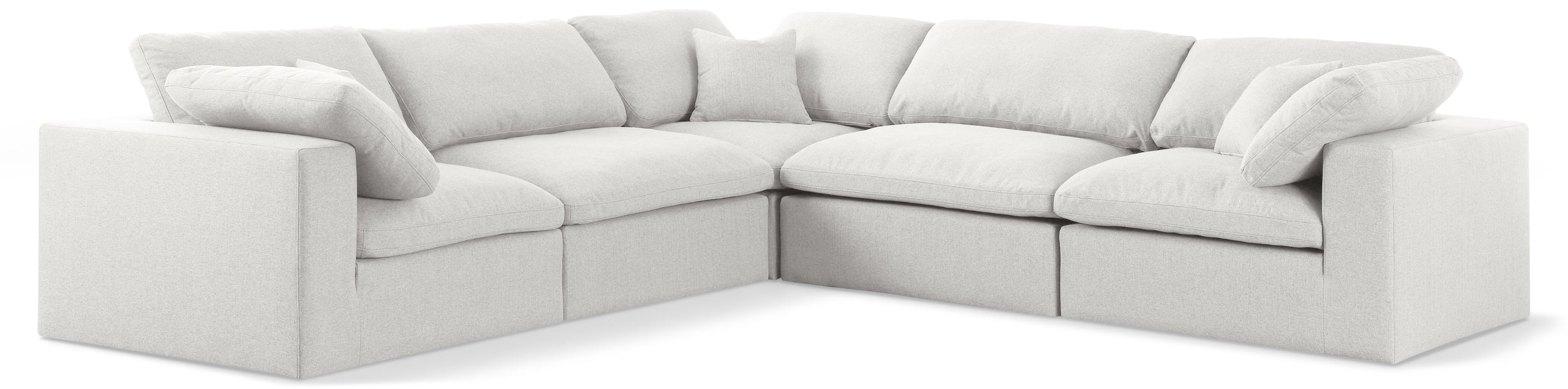 Serene - 5 Piece Modular Sectional - Simple Home Plus