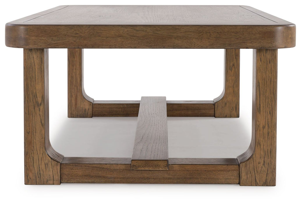 Cabalynn - Light Brown - Rectangular Cocktail Table - Simple Home Plus
