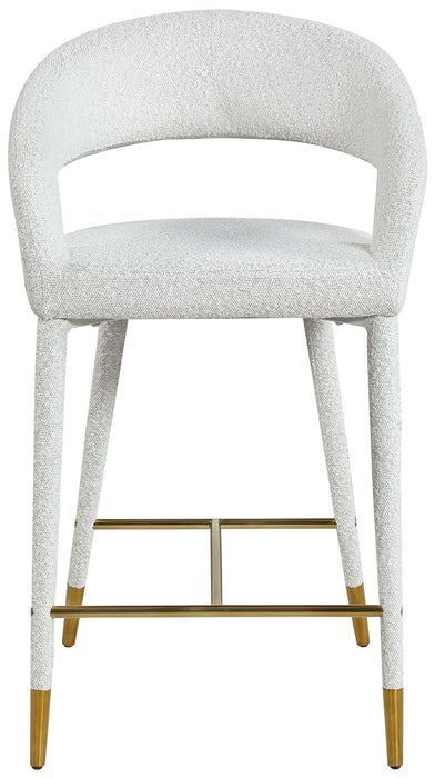 Destiny - Fabric Stool - Cream - Simple Home Plus