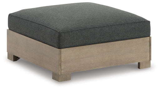 Citrine Park - Brown - Ottoman With Cushion - Simple Home Plus