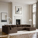 Shaggy - 5 Piece Modular U-Shaped Sectional - Simple Home Plus