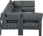 Nizuc - Outdoor Patio 7 Piece Modular Sectional With Gray Frame - Simple Home Plus