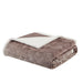Elma - Oversized Textured Throw - Tan - Simple Home Plus