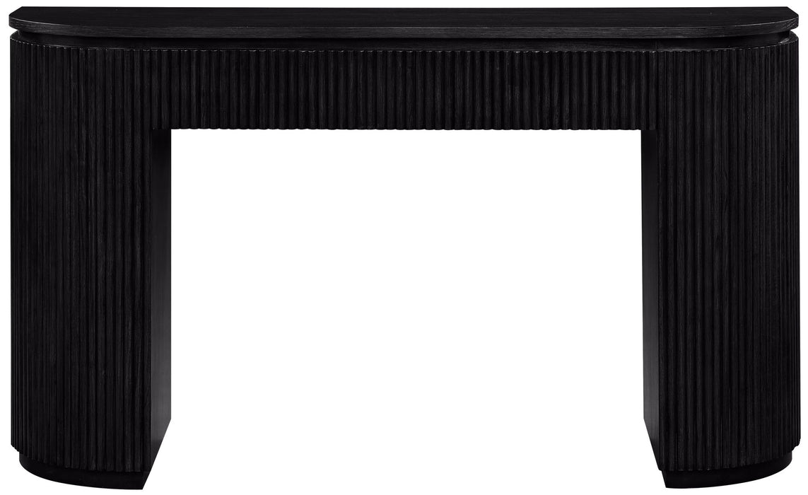 Astrid - Solid Wood And Oak Veneer Console Table - Simple Home Plus