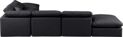 Indulge - Faux Leather 6 Piece Modular Armless Sectional - Simple Home Plus