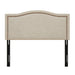 Nadine - King Upholstery Headboard - Natural - Simple Home Plus