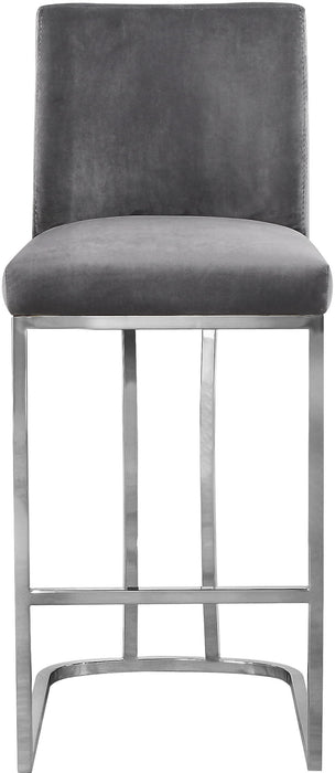 Heidi - Stool with Chrome Legs - Simple Home Plus