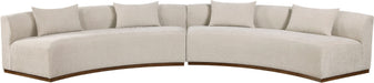 Avanti - 182.5" Chenille Fabric Upholstered 2 Piece Modular Sectional - Simple Home Plus