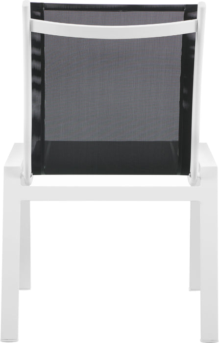 Nizuc - Outdoor Patio Dining Chair With White Frame (Set of 2) - Simple Home Plus