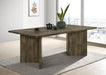 Tyler - Solid Wood Dining Table - Mango Brown - Simple Home Plus