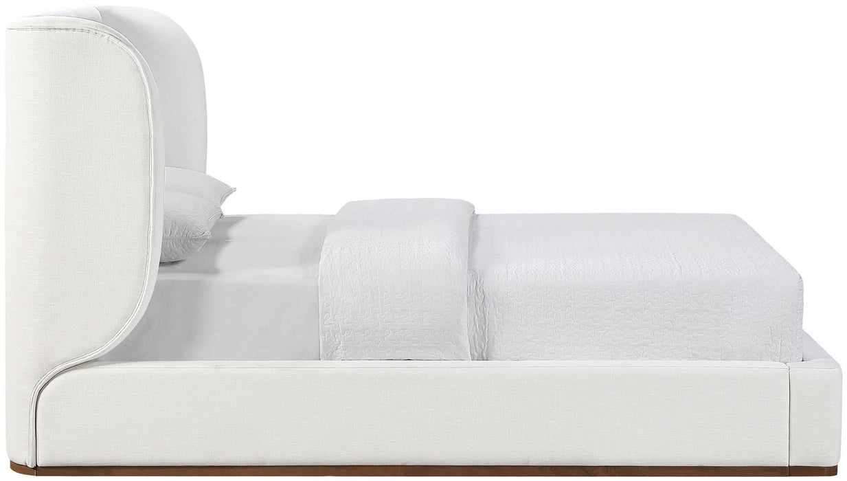 Aurin - Fabric Upholstered Bed - Simple Home Plus
