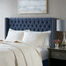 Amelia - King Upholstery Headboard - Navy - Simple Home Plus
