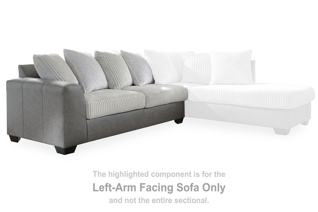 Clairette Court - Laf Sofa - Alloy - Simple Home Plus