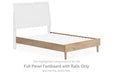 Cielden - Full Panel Footboard With Rails - Tan - Simple Home Plus